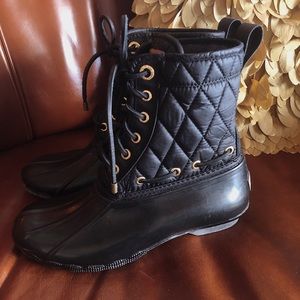 Sperry Lace Up Rain Boots